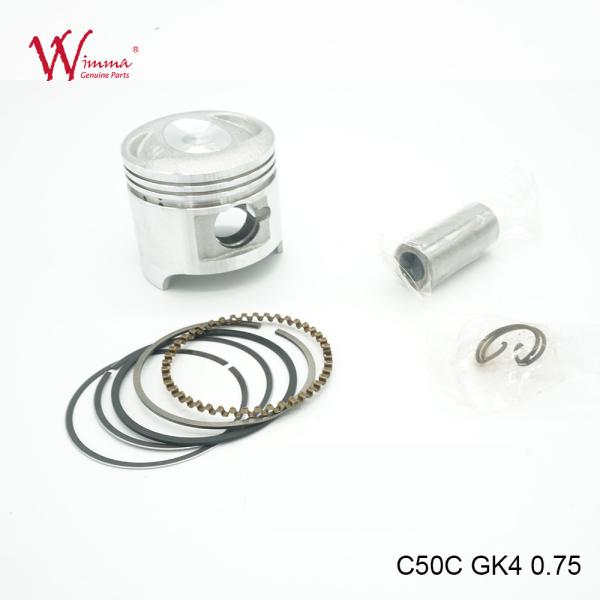 Water Cooled Motorcycle Piston Kits C50C GK4 0.75 ISO9001 Certificated
