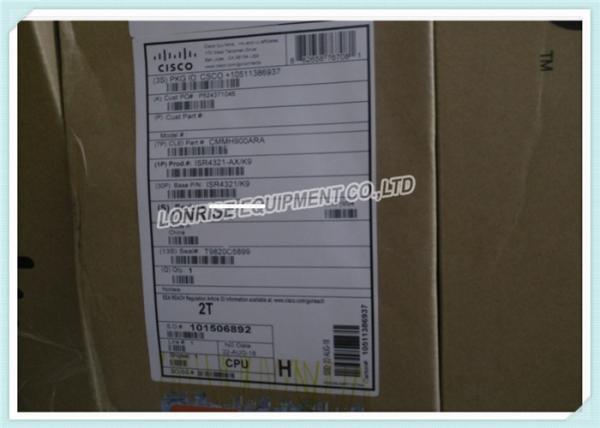 Paquet w/APP, permis de HACHE du routeur ISR 4321 de réseau de CISCO ISR4321-AX/K9 de sec avec 2GE, 2NIM