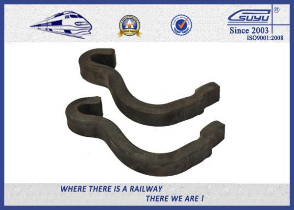60Si2MnA / 60Si2Cr Plain Rail Anchors For Fastening Rail Custom