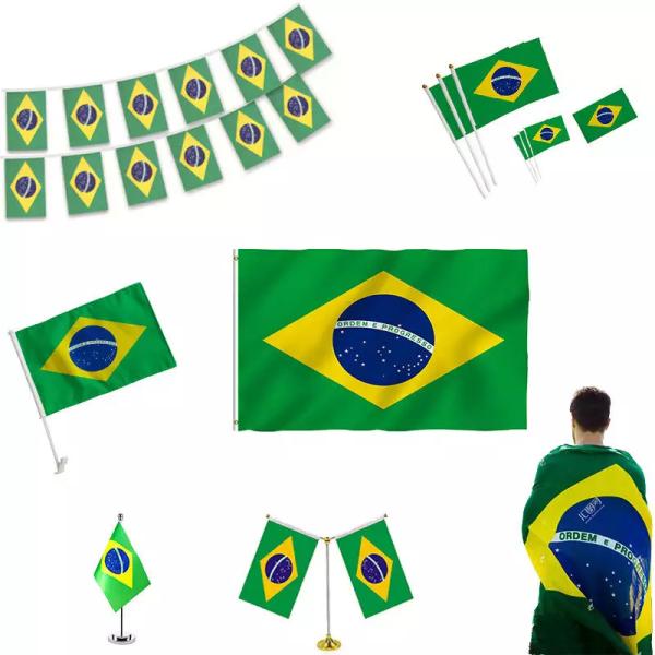 3X5ft Brazil Country Flag 100% Polyester Custom Countries Flags