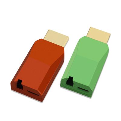 Mini 4K/60Hz HDMI2.0 sur le prolongateur de fibre multimode à noyau unique