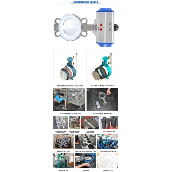 Electric Actuator Motorized Butterfly Valve for 4 Inch Customized Ductile Iron Pipe