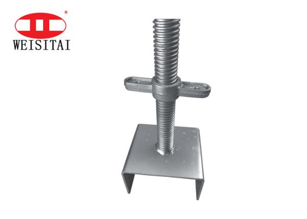 Cabeça ajustável rápida de aço do andaime 200mm U da fase