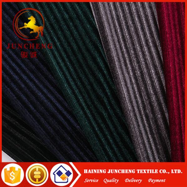 2018 hot sale spandex corduroy velvet for fashion dress and pant