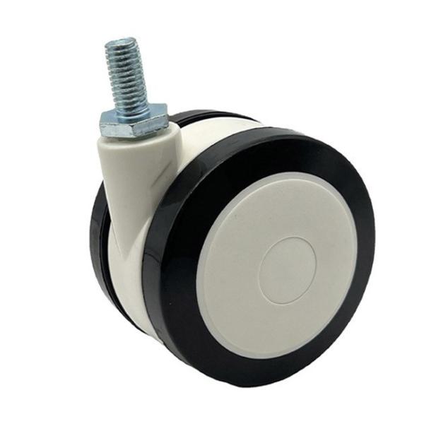 75mm Threaded stem Medical Grade Casters For Medical Equipment
