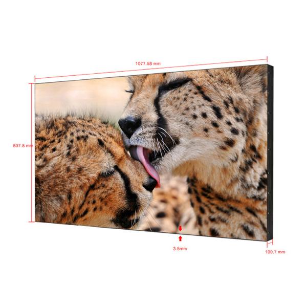 Samsung/LG reduzem ultra o quadro preto 3x3 2x2 46 47 49 55 do metal da moldura 3.5mm1.8mm polegada FIZERAM a parede do vídeo do LCD