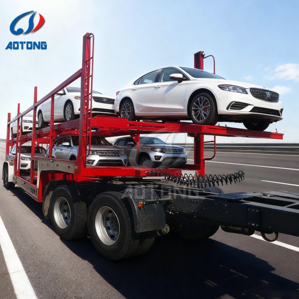 40 Ton 60 Ton Car Hauler Trailer with 10 Cars Transport Capacity and Customized Dimensions