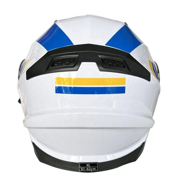 ABS Full Face Shield capacete de motocicleta para temporada universal sem padrão
