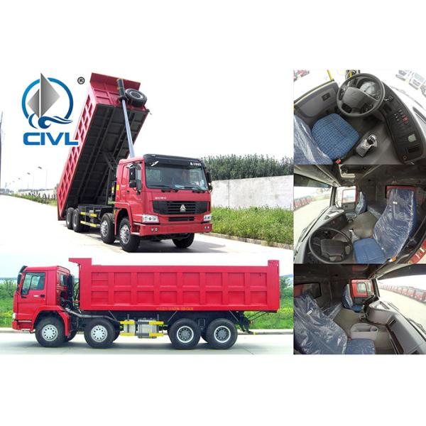 Diesel Engine 30 Tons Tipper Truck , Low Noise Dump Truck Heavy Duty