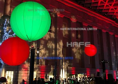 Moon a decoração da noite das luzes do balão do hélio do diodo emissor de luz, ilumine balões leves conduzidos 3M do partido