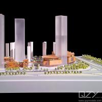 1/1000 建築コンセプトモデル 商業複合体 都市スケールモデル 軽量