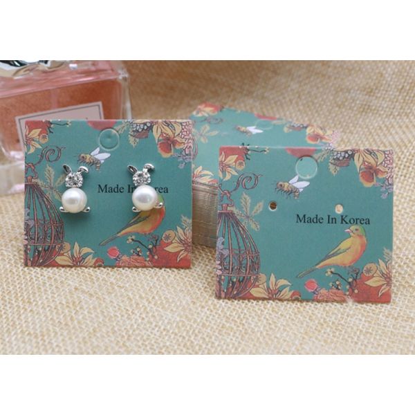 Cardboard Earring Paper Holder Bracelet Display Cards for Jewelry Wrapping 400g
