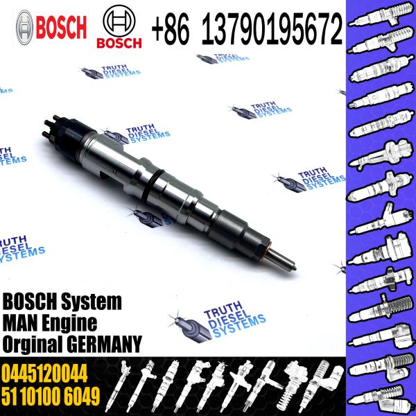 Inyectores Diesel Engine Assy Fuel Common Rail Injector 0 445 120 044 0445120044 For MAN TRUCK TGA-24-480
