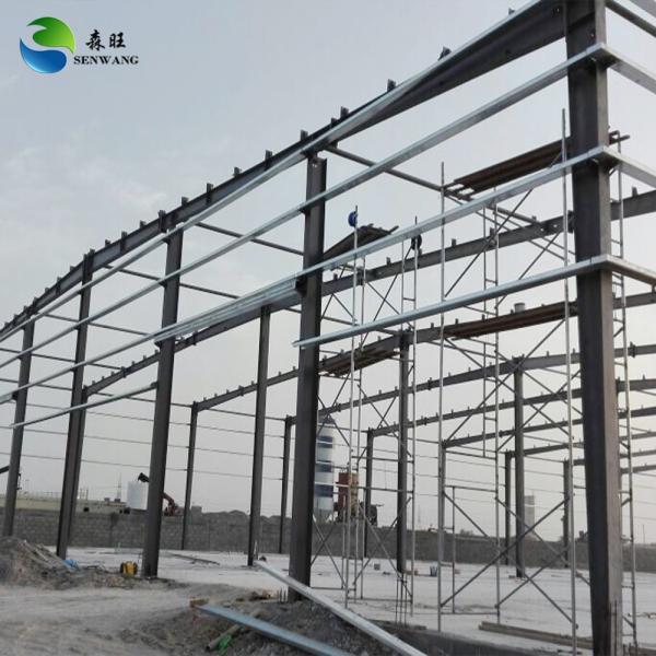 Sandwich Panel Wall And Roof Steel Structure Workshop Customizable C-Section Or