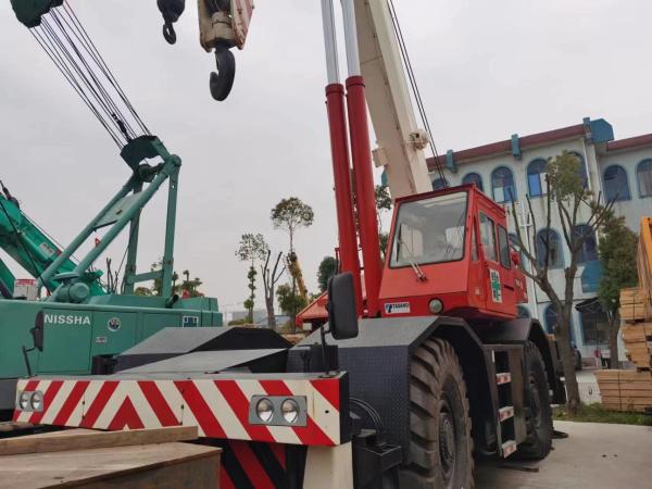 Used TADANO TR500E 55T Rough Terrain Crane with Max. Lifting Height of 41.6m in Japan