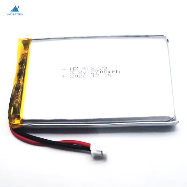 2700mAh High Capacity Lithium Polymer Battery with Customization Samples and PCB Protection