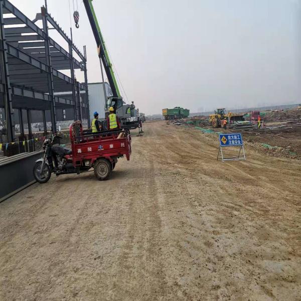 Durable Industrial Steel Buildings Powder Coated Prefab Metal Building Construction