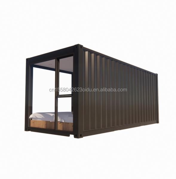 Maison de conteneurs en extérieur moderne portable préfabriqué avec installation gratuite salle de bains mobile chambre à coucher et panneau sandwich en acier