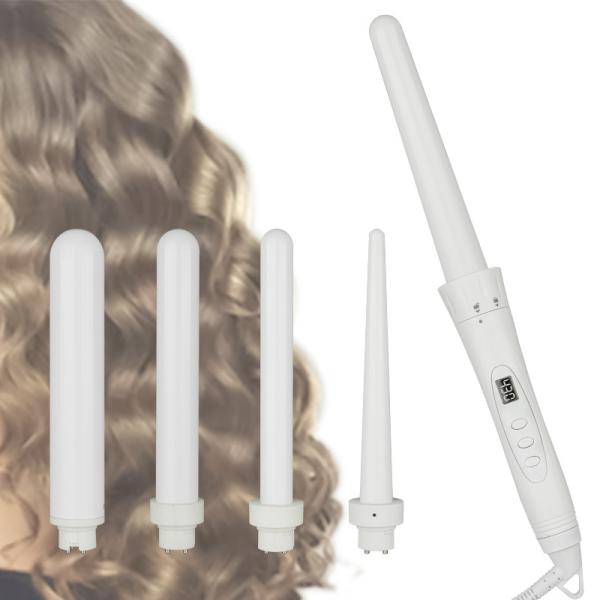 Magic Interchangeable Curling Iron Set , Ceramic 5 In 1 Curling Wand Set