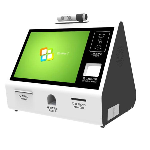 Customized Desktop Self Check In Kiosk , 1920 x 1080 Self Check In Counter
