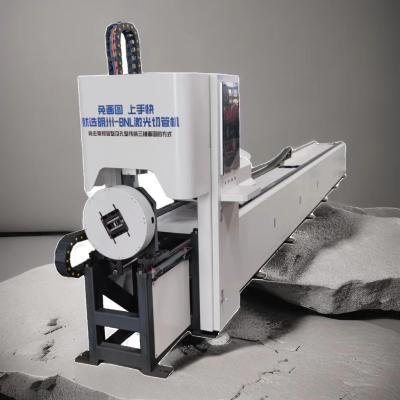 100mm Manual Adjusting CNC Fiber Laser Tube Cutter 380V 50Hz