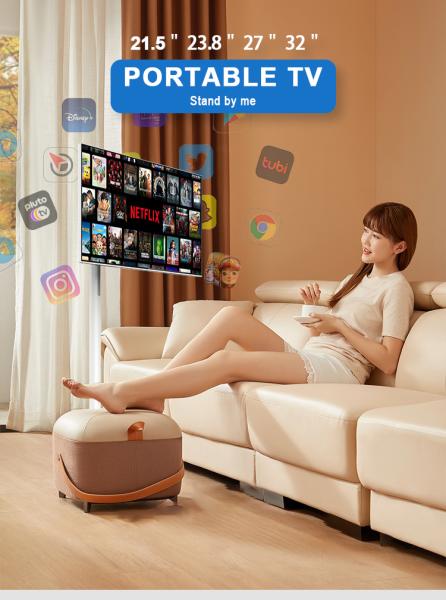Qtenboard Portable TV Tablet LED Backlight White for Checkout Line Entertainment