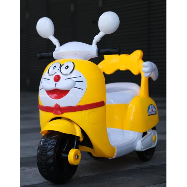 Детский трехколесный мотоцикл с прохладным освещением