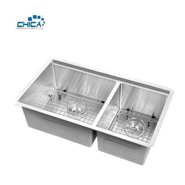 Carton Pallet Double Bowl Handmade House Kitchen Sinks Stainless Steel Kitchen Sinks