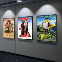 Affiche de film Light Box Cadre en aluminium Ultra mince Publicité Commercial Light Box