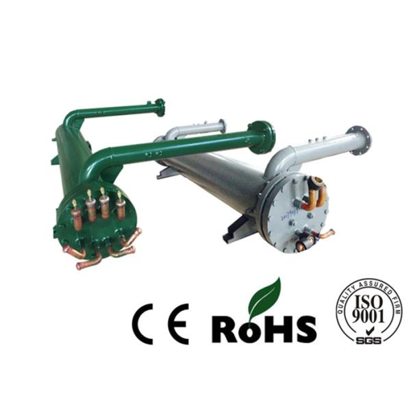 Durable Dry Heat Exchanger R407c Refrigerant , Tap Water Refrigerating Medium