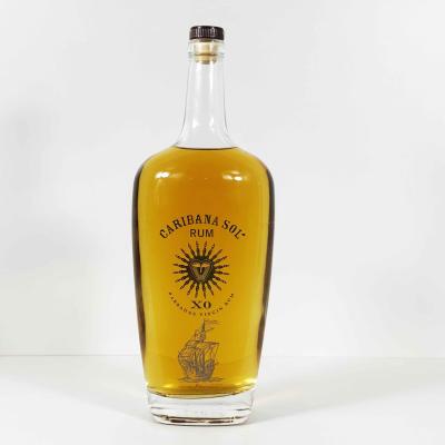 1000ml  Whisky Glass Bottle, Super Flint,  Australian Rum