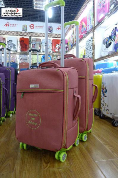 cheap fabric soft sided 20''+24'' two piece trolley luggage set,suitcases from Baigou