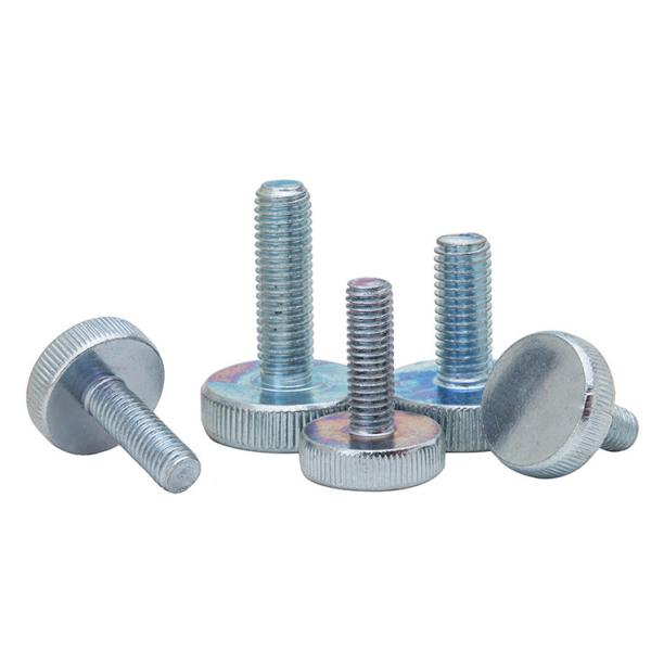 Zinc Plated Steel DIN653 Knurled-Head Thumb Screws Knurled-Head Adjustment Screws