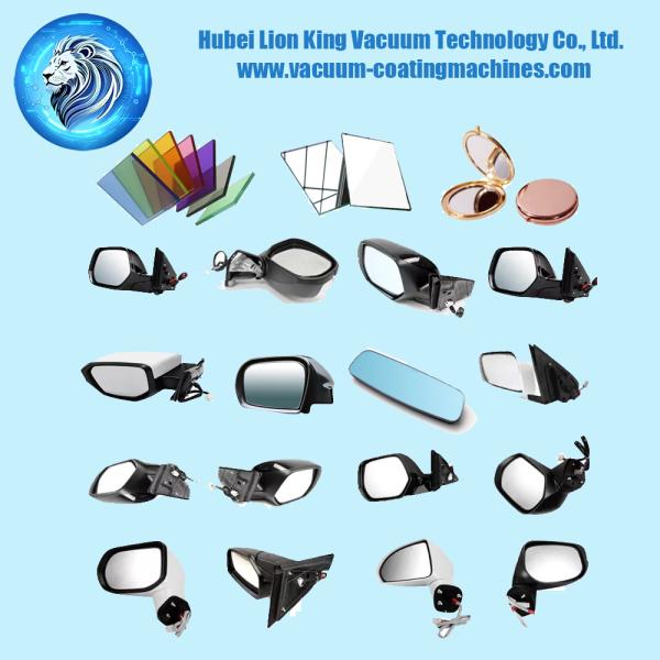 Magnetron Sputtering PVD Coating for Automobile Rearview Mirror Blue Film Coating machine for chrome mirrors, blue mirrors coating