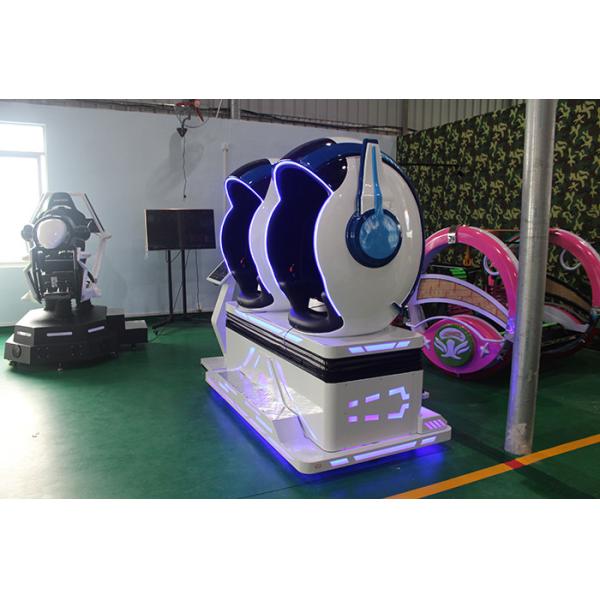 2 Seats Virtual Reality Simulator 9d Vr Cinema With 360 ° Rotating Platform