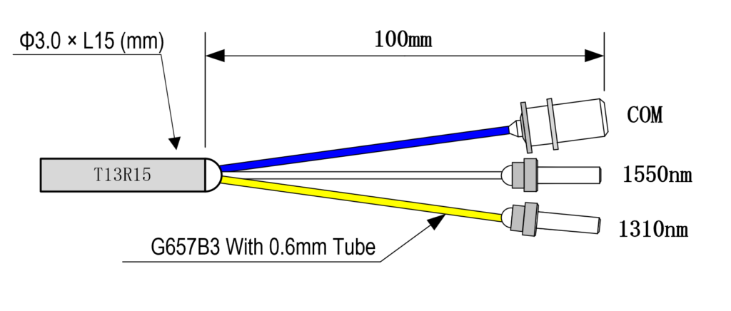 High Isolation Reflective Wavelength Division Multiplexing WDM Device