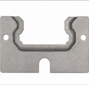 Precision Stamped Galvanized Keyhole Stamping Fixing Plate Base - Anti-Rust Durable Metal Bracket for Furniture & Industrial Support
