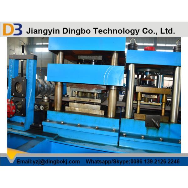 Euro Style Highway Guard Rails Roll Forming Machine With Mitsubishi PLC & Converter