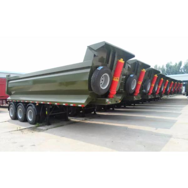 50 тонн 3-осевых саморазрядных перегонных прицепов с гидравлическим цилиндром и HAVY