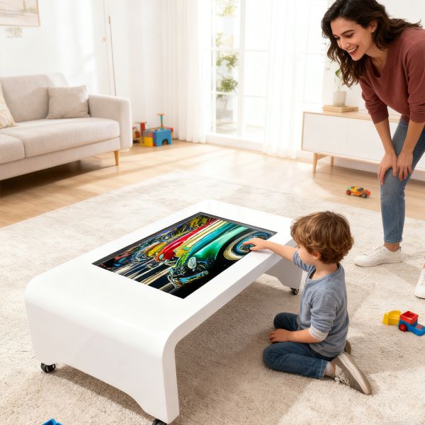 Kindergarten Interactive Touch Tables 32inch with Polikids Tilting Lifting Desktop