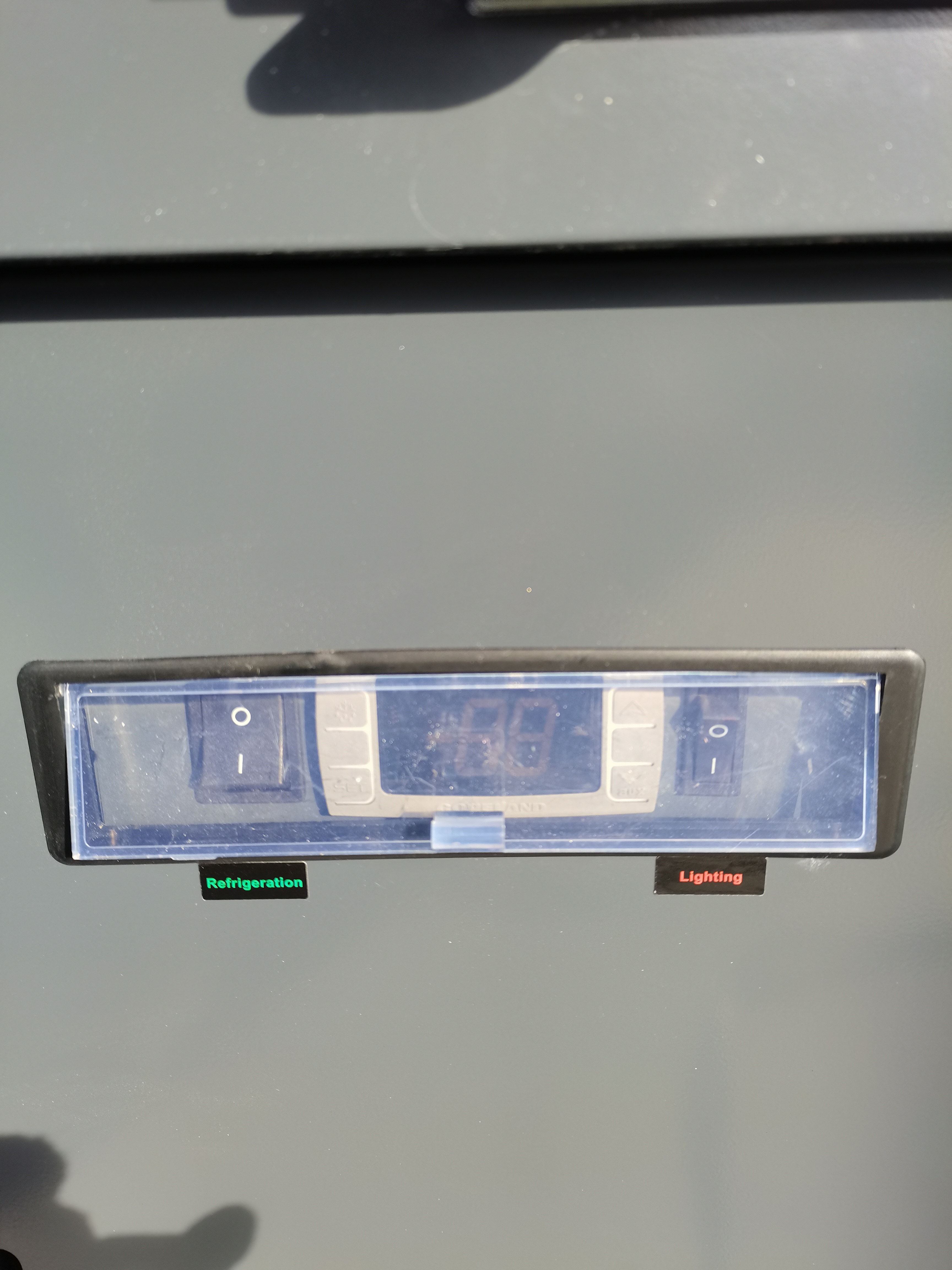 NARO Series Commercial Curved Glass Display Case with Lift-Up Door