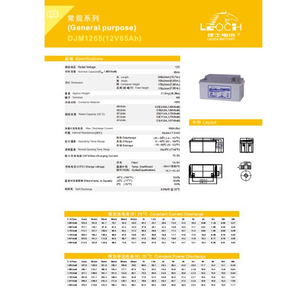 12V 65AH UPS Battery Rechargeable Deep Cycle GEL Small Capacity for Energy Storage Lead Material Sealed Type