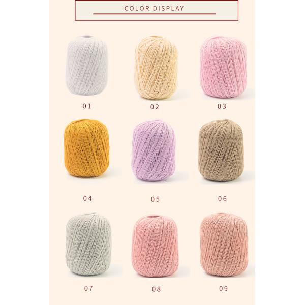 100%Linen 6 Ply Crochet Wool Yarn Yarn Hand Knitting