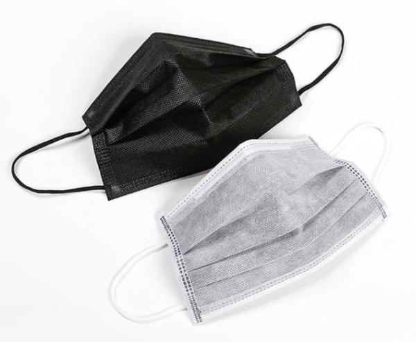 Durable Light Earloop Face Mask Black To Prevent Dust Anti Bacterial