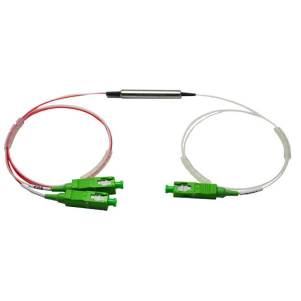 Filtro ótico de FWDM T1550 R1310&1490 com fibra do conector 0.9mm G657A do SC