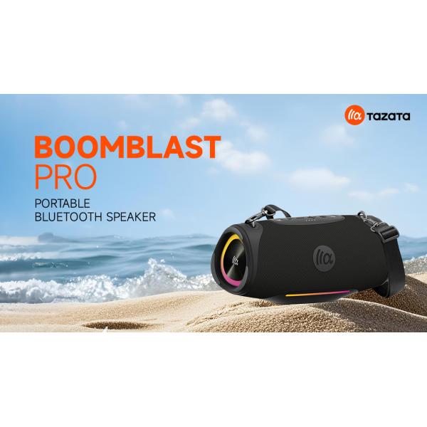 80W IPX7 Waterproof Bluetooth Speaker with 5000mAh Battery
