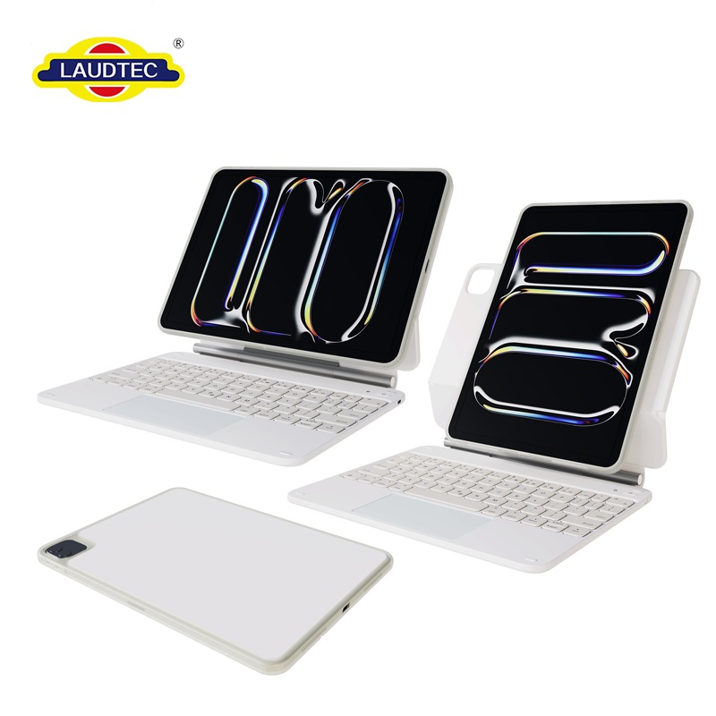 Korean Arabic Custom Touchpad Magic Keyboard Case With Backlit for iPad Pro 11Inch 2022 iPad Air 11inch 2026