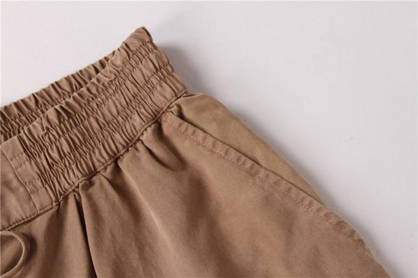 Stockpapa Khaki Ladies Spandex Shorts Casual Summer Shorts Womens