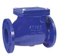 Válvula de retenção de aço fundido DN100 API600/API 6D Válvula de retenção de oscilação de extremidade de flange