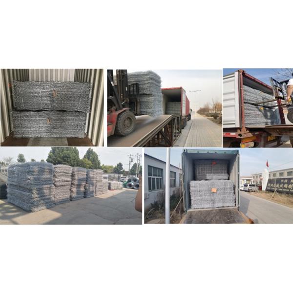 Сплетите провод гальванизировал сетку см коробок 8*10 Gabion для предохранения от речного русла